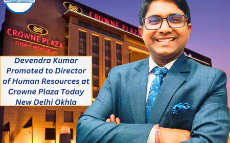 Devendra Kumar Promoted to Director of Human Resources at Crowne Plaza Today New Delhi Okhla