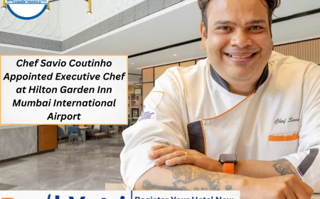 Chef Savio Coutinho Appointed Executive Chef at Hilton Garden Inn Mumbai International Airport