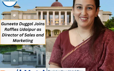 Guneeta Duggal Joins Raffles Udaipur as Director of Sales and Marketing