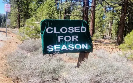 Lake Tahoe: National Forest Facilities Close for Winter