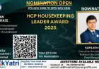 Kapildev G, Executive Housekeeper of Radisson Blu Outer Ring Road Bangalore, Nominated for HCP Housekeeping Leader Award 2025