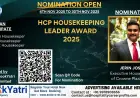 Jerin Jose, Executive Housekeeper of Crowne Plaza Kochi, Nominated for HCP Housekeeping Leader Award 2025