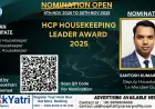 Santosh Kumar Abhay, Deputy Housekeeper of Le Meridien Gurgaon, Nominated for HCP Housekeeping Leader Award 2025