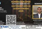 Adarsh Kumar Singh, Assistant Front Office Manager at Lemon Tree Kasauli, Nominated for HCP Front Office Leader Award 2025