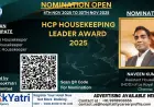 Naveen Kumar, Assistant Housekeeper (HOD) of Le Royal Meridien Chennai, Nominated for HCP Housekeeping Leader Award 2025