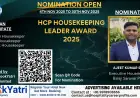 Ajeet Kumar Shaw, Executive Housekeeper of Balaji Sarovar Premier, Nominated for HCP Housekeeping Leader Award 2025