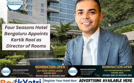 Four Seasons Hotel Bengaluru Appoints Kartik Raol as Director of Rooms