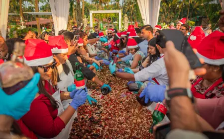 A Celebration of Spirit and Success: Cake Mixing at Taj Holiday Village