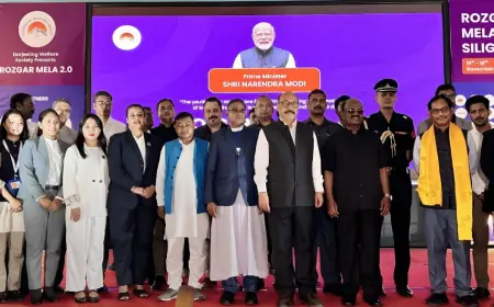 Rozgar Mela 2.0 Generates Over 2,500 Job Offers; 9,000 Youth Participate in Darjeeling Welfare Society Initiativ