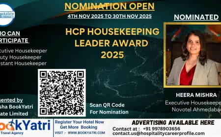 Heera Mishra, Executive Housekeeper of Novotel Ahmedabad, Nominated for HCP Housekeeping Leader Award 2025