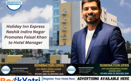 Holiday Inn Express Nashik Indira Nagar Promotes Faisal Khan to Hotel Manager, Effective August 2025