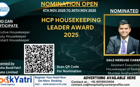 Dale Nereuse Cabral, Assistant Executive Housekeeper of Radisson Mumbai Andheri MIDC, Nominated for HCP Housekeeping Leader Award 2025