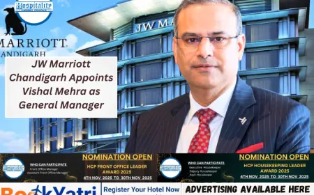 JW Marriott Chandigarh Appoints Vishal Mehra as General Manager