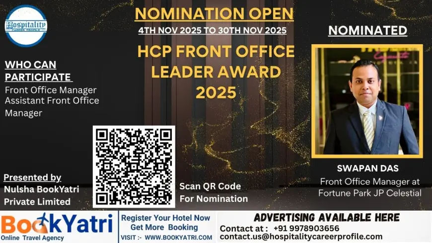 Swapan Das, Front Office Manager at Fortune Park JP Celestial, Nominated for HCP Front Office Leader Award 2025