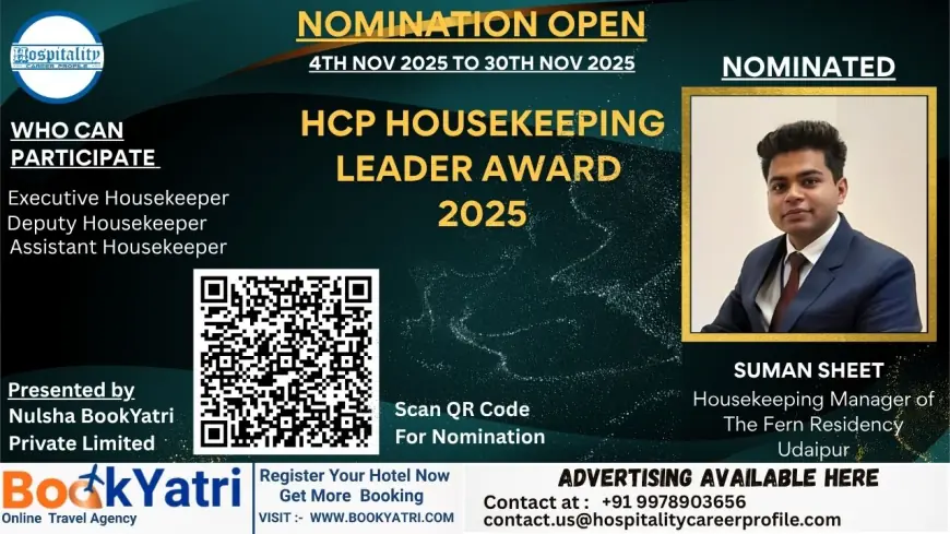 Suman Sheet, Housekeeping Manager of The Fern Residency Udaipur, Nominated for HCP Housekeeping Leader Award 2025