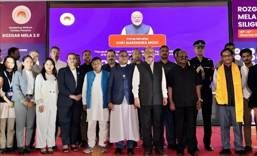 Rozgar Mela 2.0 Generates Over 2,500 Job Offers; 9,000 Youth Participate in Darjeeling Welfare Society Initiativ