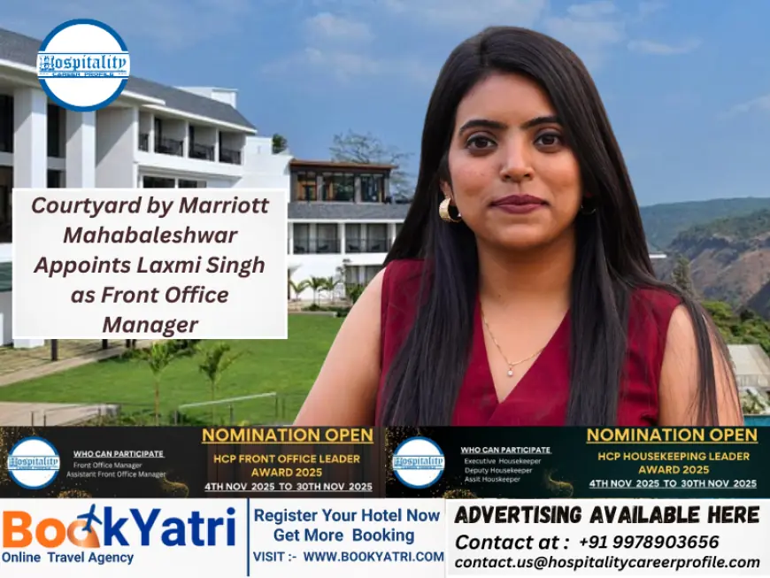 Courtyard by Marriott Mahabaleshwar Appoints Laxmi Singh as Front Office Manager