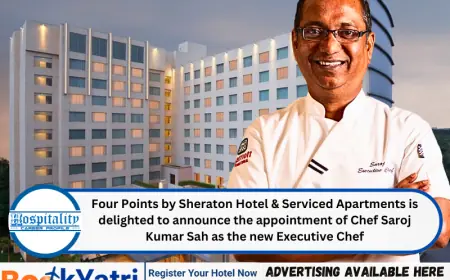 Four Points by Sheraton Hotel & Serviced Apartments is delighted to announce the appointment of Chef Saroj Kumar Sah as the new Executive Chef