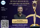 Joe Cherian Nominated for HCP Human Resources Award 2026 – The People’s Choice for Hospitality Excellence