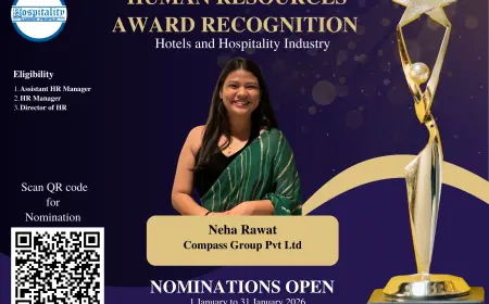 Neha Rawat Nominated for HCP Human Resources Award 2026 – The People’s Choice for Hospitality Excellence