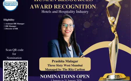 Prashita Malagar Nominated for HCP Human Resources Award 2026 – The People’s Choice for Hospitality Excellence