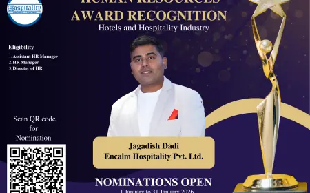 Jagadish Dadi Nominated for HCP Human Resources Award 2026 – The People’s Choice for Hospitality Excellence