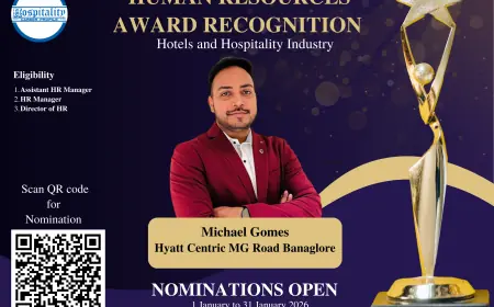 Michael Bikash Gomes Nominated for HCP Human Resources Award 2026 – The People’s Choice for Hospitality Excellence