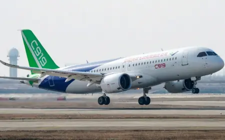 China’s C919 Begins European Flight Tests Ahead of Certification Push