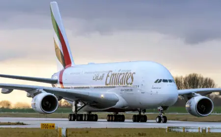 Emirates Debuts A380 Grand Slam Livery in Melbourne Flypast