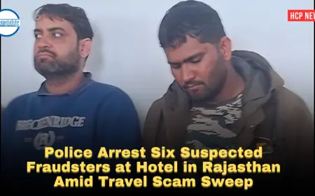 Police Arrest Six Suspected Fraudsters at Hotel in Rajasthan Amid Travel Scam Sweep