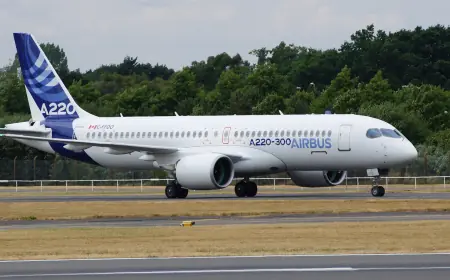 Airbus Targets 2027 A220 Runway Overrun Alert System