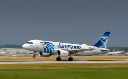 EgyptAir’s First A350 Enters Flight Testing Phase