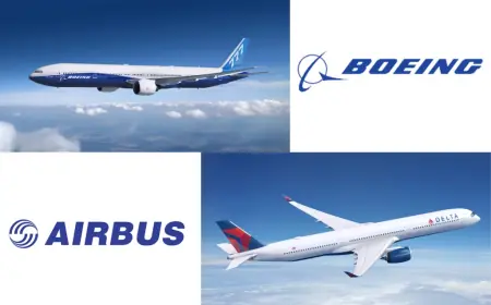 Airbus and Boeing Set for ‘Battle of the Stretches’ as A220, A350 and 777X Variants Eye 2027 Launch