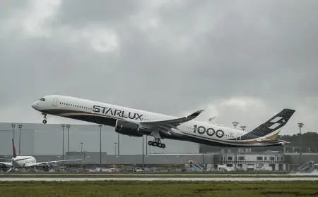 Starlux Airlines Sets Airbus A350‑1000 Service Debut for Mid‑1Q26