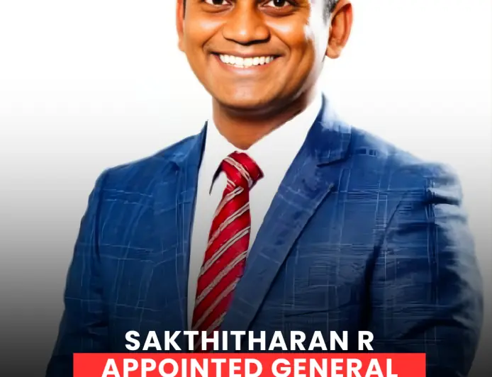 Sakthitharan R Appointed General Manager at Tamara Leisure Experiences Pvt. Ltd.