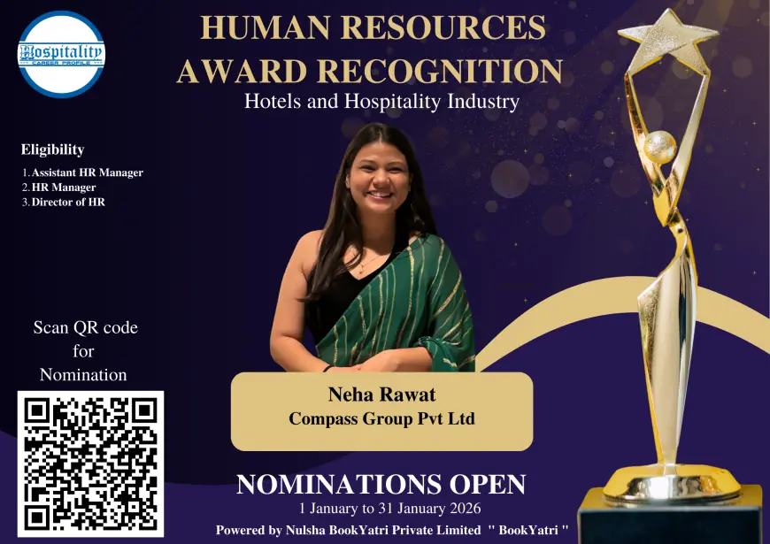 Neha Rawat Nominated for HCP Human Resources Award 2026 – The People’s Choice for Hospitality Excellence