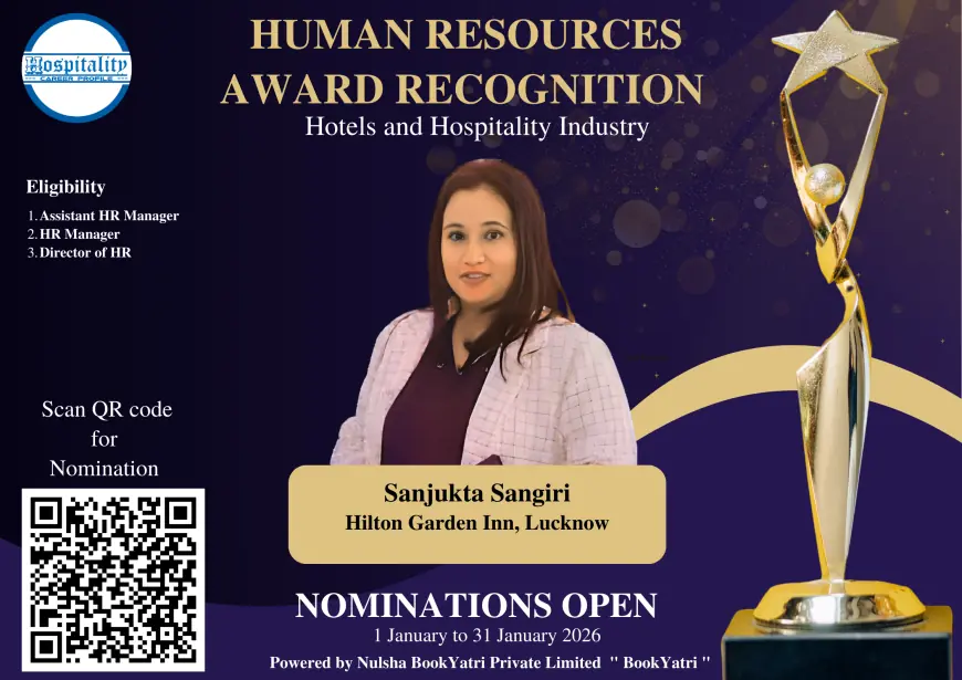 Sanjukta Sangiri Nominated for HCP Human Resources Award 2026 – The People’s Choice for Hospitality Excellence