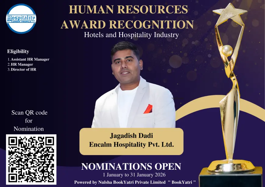Jagadish Dadi Nominated for HCP Human Resources Award 2026 – The People’s Choice for Hospitality Excellence