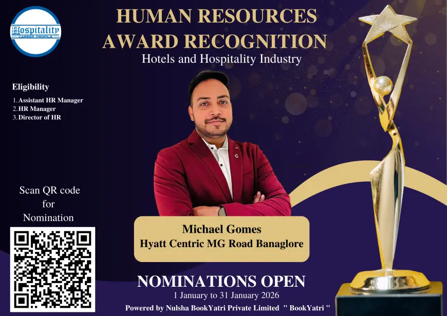 Michael Bikash Gomes Nominated for HCP Human Resources Award 2026 – The People’s Choice for Hospitality Excellence