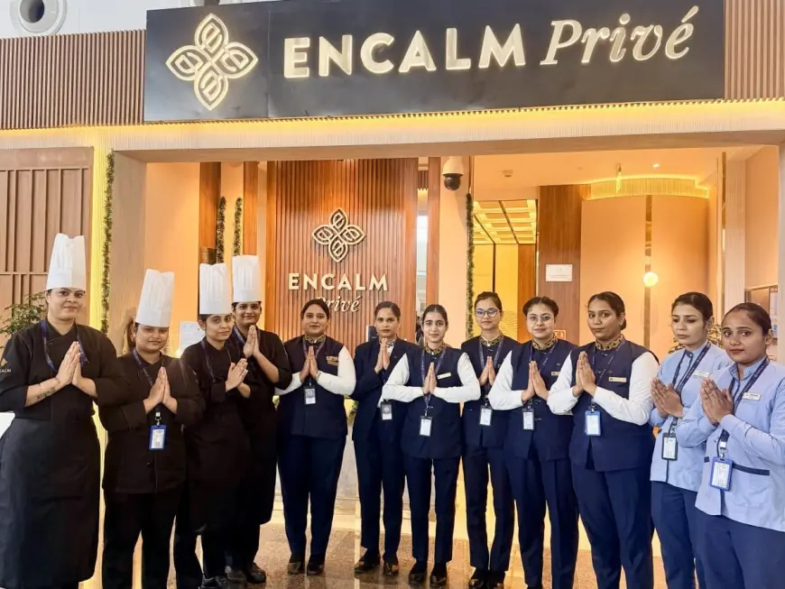 Encalm Hospitality Launches India’s First Women-Led Business-Class Lounge