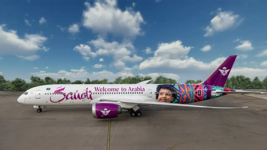 Boeing 787 Dreamliner Gets Colorful Makeover for Saudia Tourism Campaign