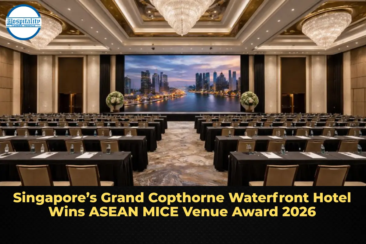 Singapore’s Grand Copthorne Waterfront Hotel Wins ASEAN MICE Venue Award 2026