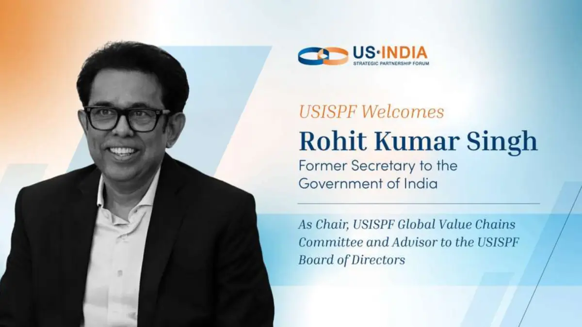 Former Consumer Affairs Secretary Rohit Kumar Singh Appointed to Key USISPF Leadership Role