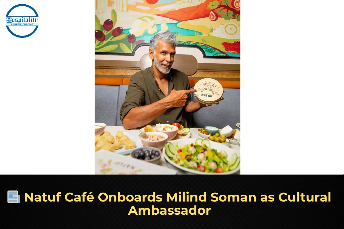 Natuf Café Onboards Milind Soman as Cultural Ambassador