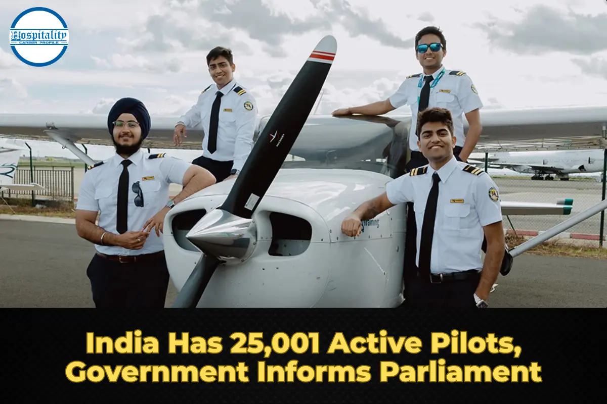 India Has 25,001 Active Pilots, Government Informs Parliament