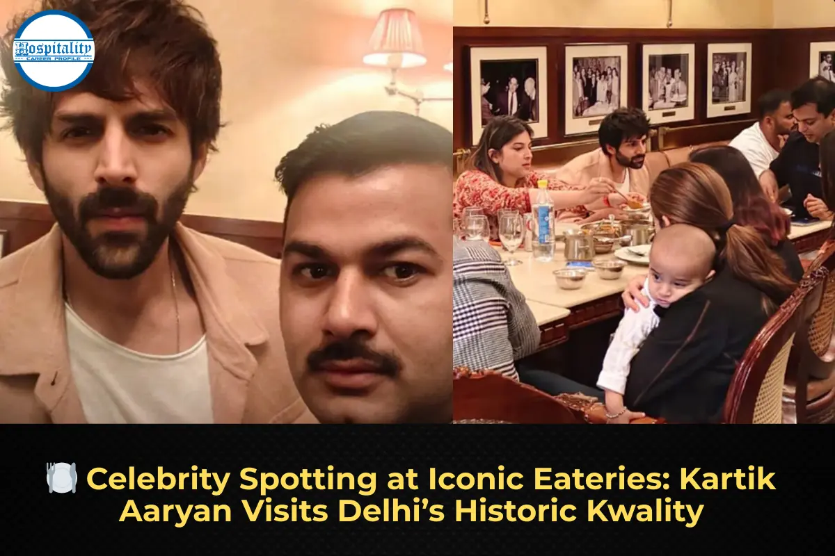Celebrity Spotting at Iconic Eateries: Kartik Aaryan Visits Delhi’s Historic Kwality