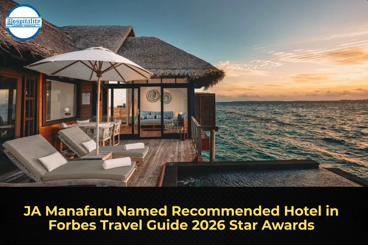 JA Manafaru Named Recommended Hotel in Forbes Travel Guide 2026 Star Awards
