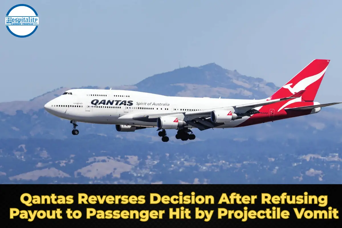 Qantas Reverses Decision After Refusing Payout to Passenger Hit by Projectile Vomit