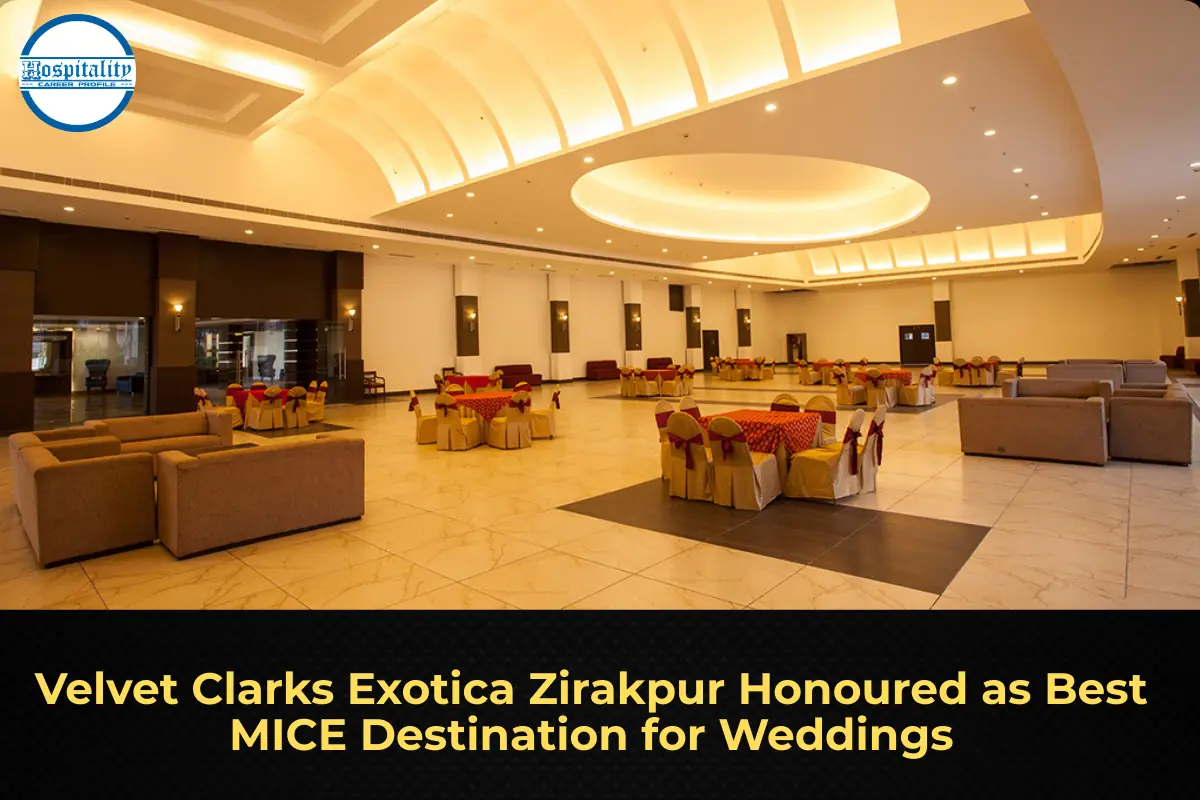 Velvet Clarks Exotica Zirakpur Honoured as Best MICE Destination for Weddings