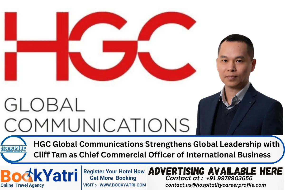 HGC Global Communications Strengthens Global Leadership with Cliff Tam as Chief Commercial Officer of International Business